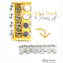 Spice Rack with 16 Pcs Set