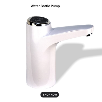 Water Bottle Pump with 3-5 Gallen Jug, Automatic with usb rechargeable